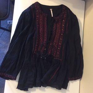 Free people boho flowy top